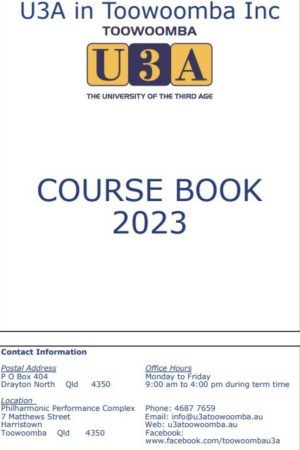 2023 Course Book Cover
